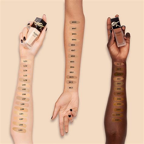 ysl all hours foundation vs stick|ysl foundation color chart.